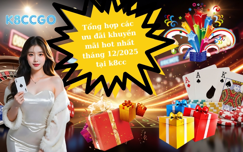 Tổng hợp các ưu đãi khuyến mãi hot nhất tháng 12/2025 tại k8cc